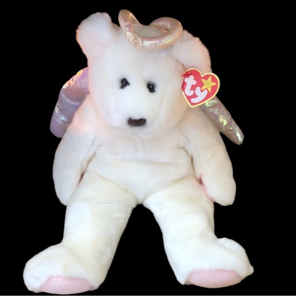 TY Original Beanie Buddy HALO Bear 15” Plush Stuffed Animal Toy 1999 NWT - Picture 2 of 15